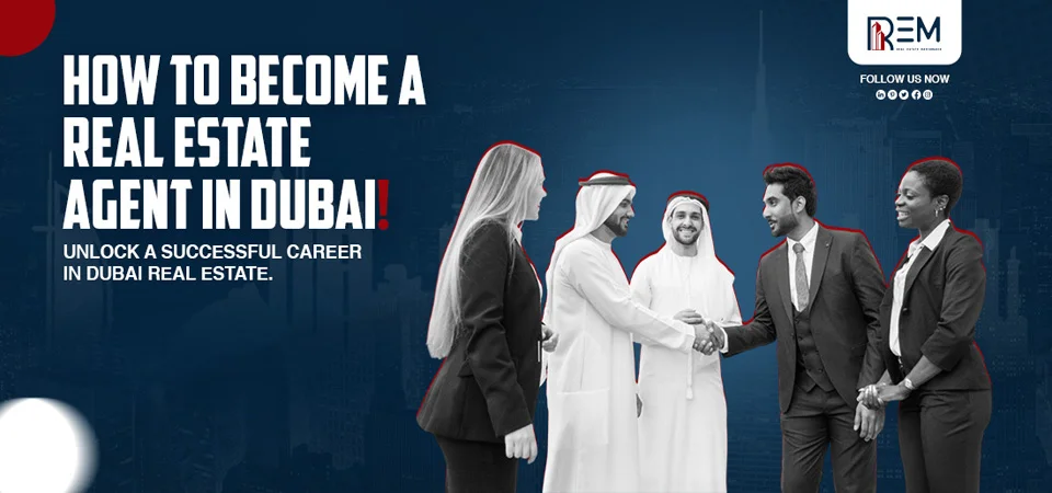Professionals in formal attire shaking hands, representing becoming a real estate agent in Dubai.